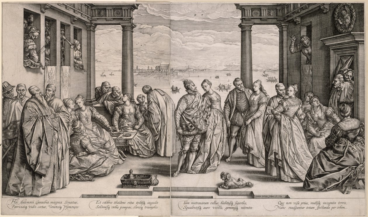 Antenorova svatba (Benátská svatba) od Hendrick Goltzius