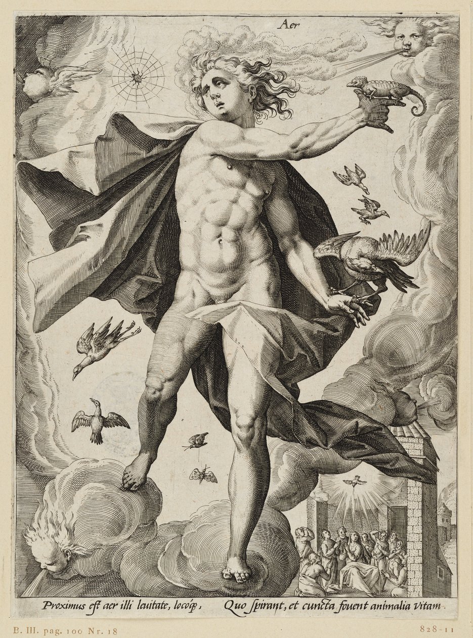 Čtyři živly: Vzduch od Hendrick Goltzius
