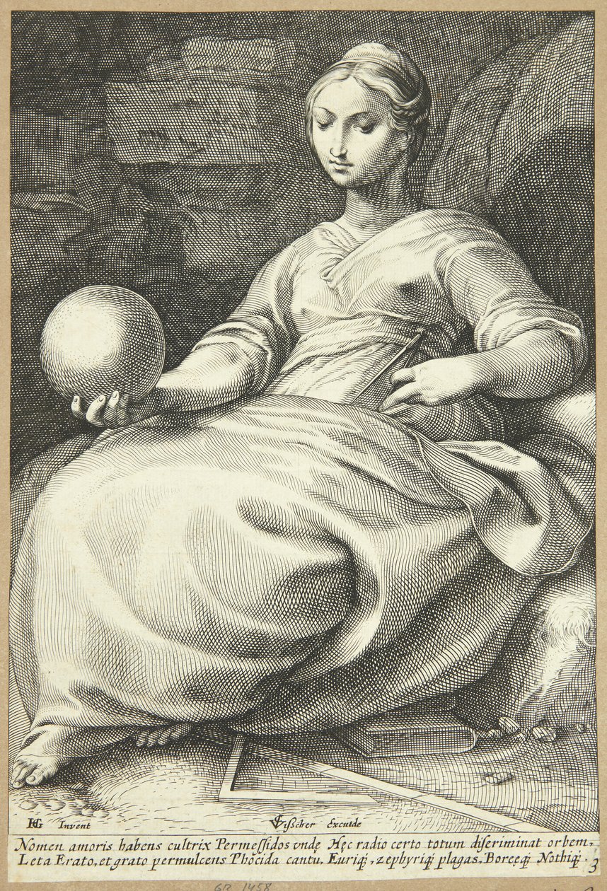 Erato od Hendrick Goltzius