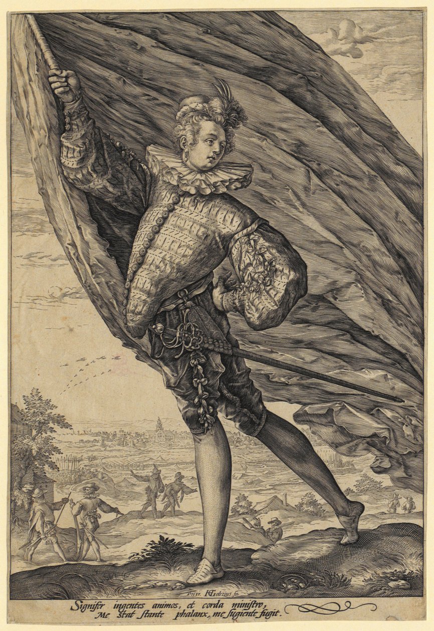 Praporečník od Hendrick Goltzius