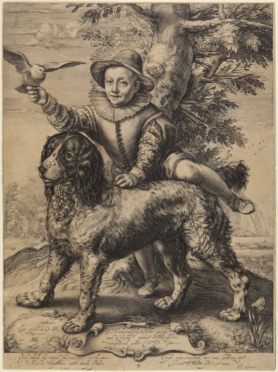 Frederick de Vries se psem Goltziuse od Hendrick Goltzius