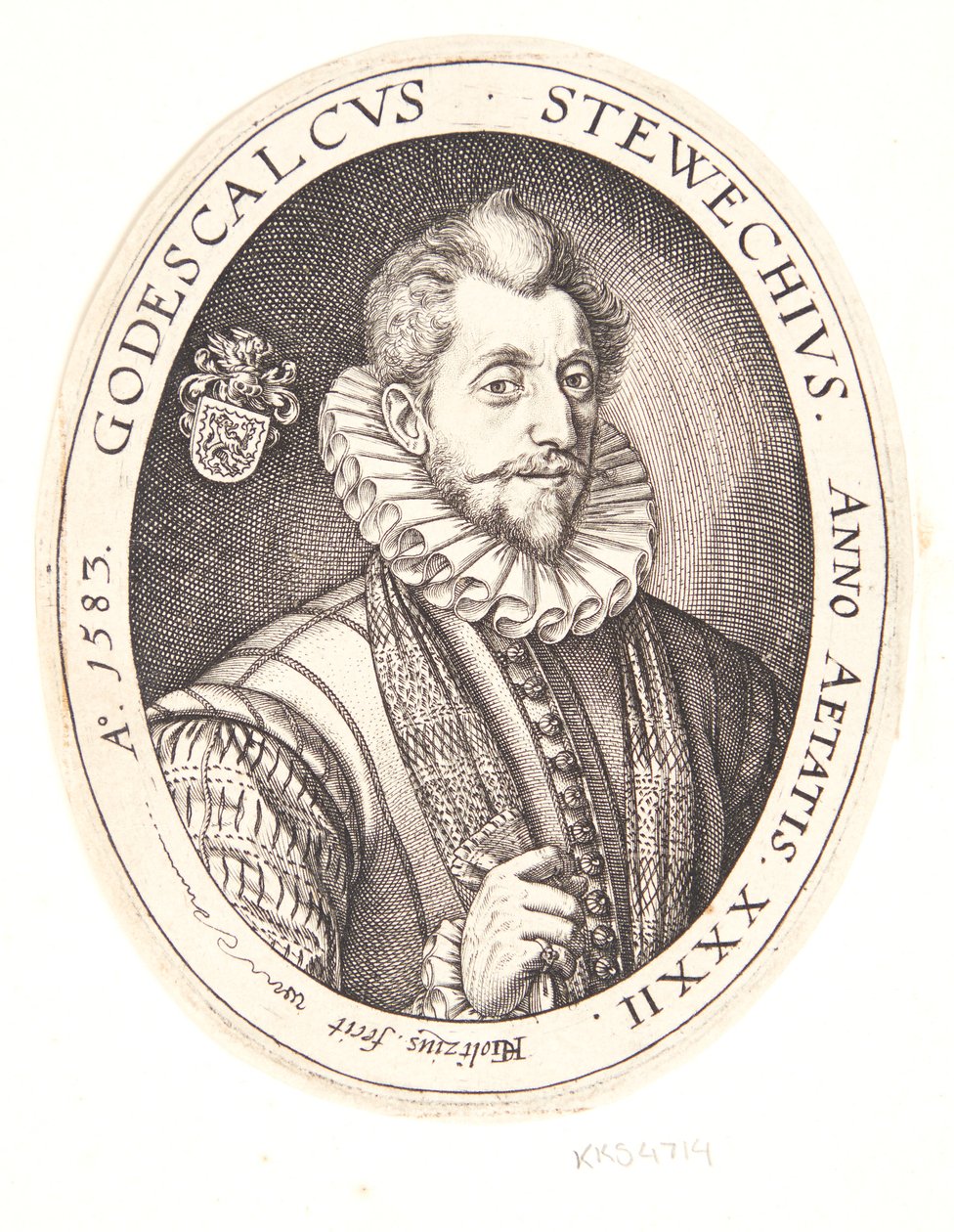 Godescalcus Stewechius od Hendrick Goltzius