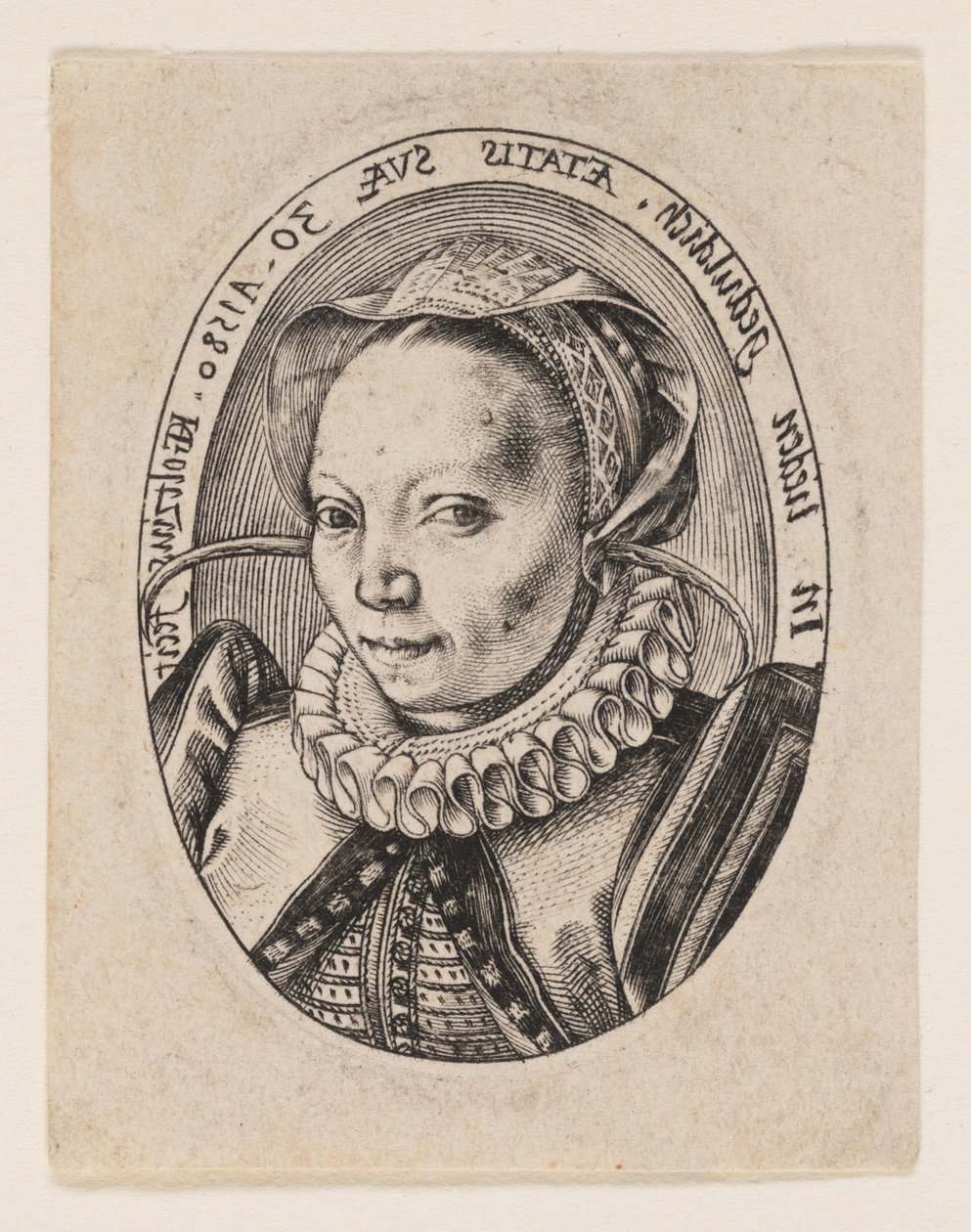 Grietgen Jansdochter, manželka umělce od Hendrick Goltzius