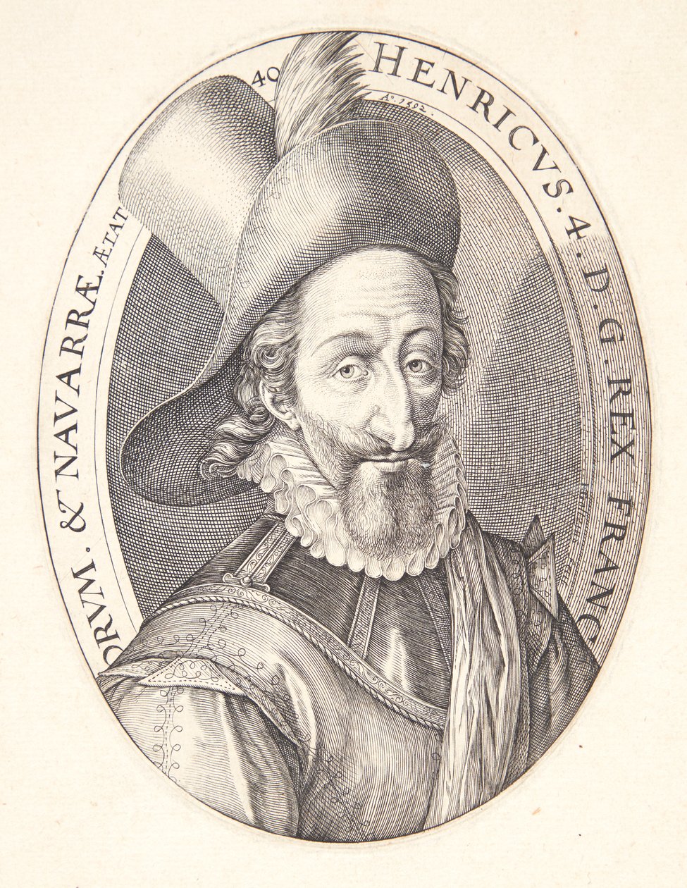 Henrik IV., král Francie od Hendrick Goltzius