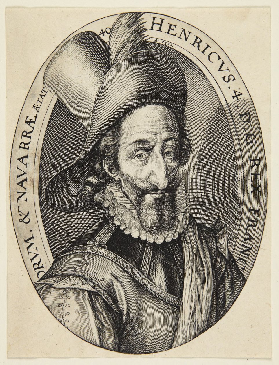 Jindřich IV., král Francie od Hendrick Goltzius