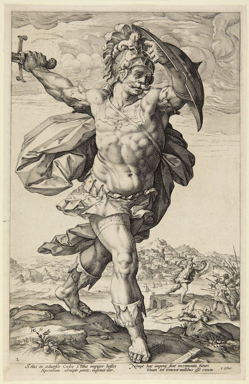 Horatius Cocles od Hendrick Goltzius