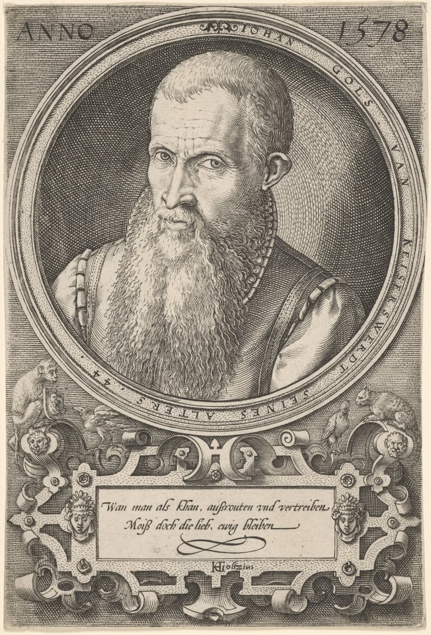 Jan Goltz II od Hendrick Goltzius