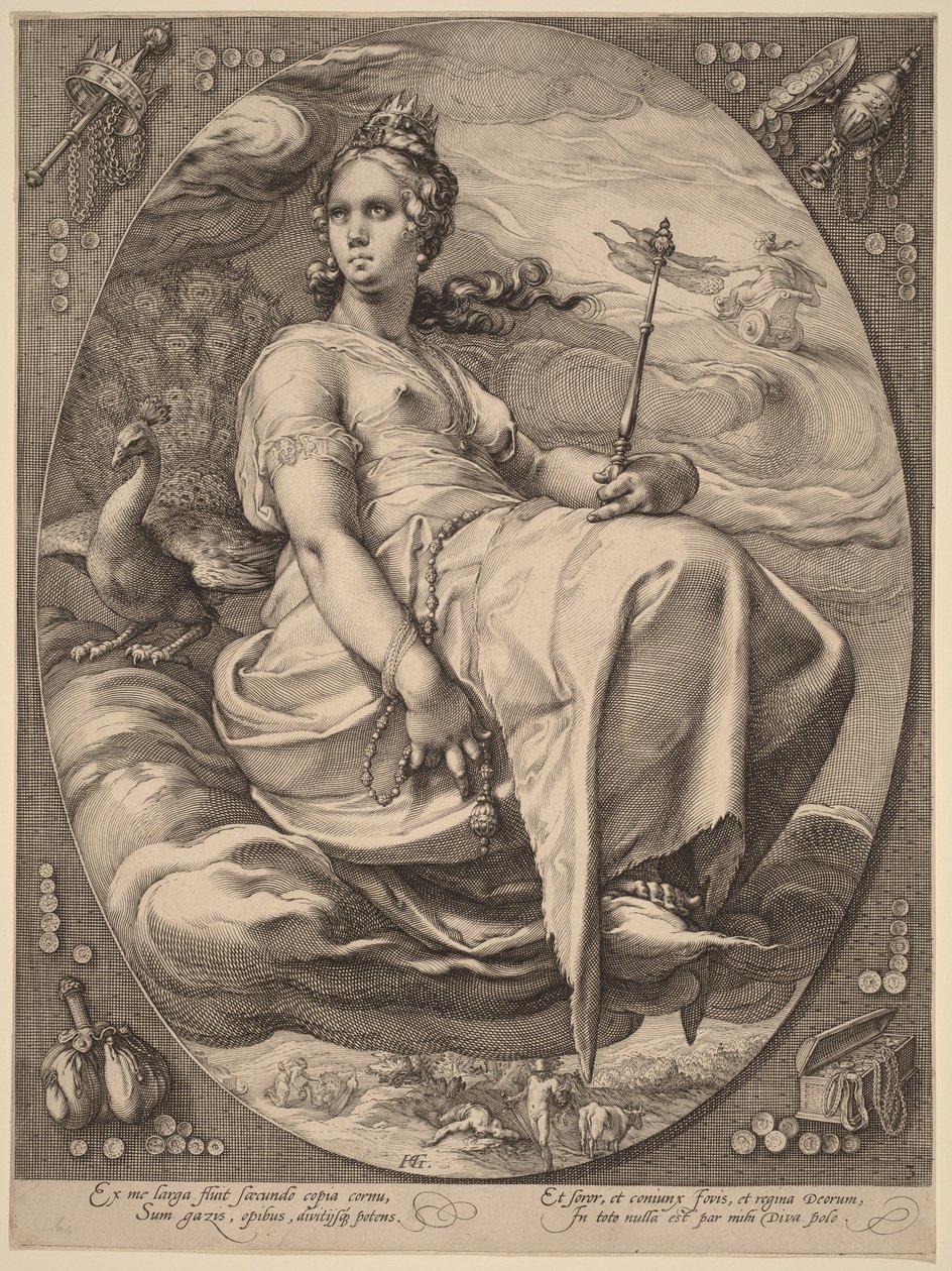 červen od Hendrick Goltzius
