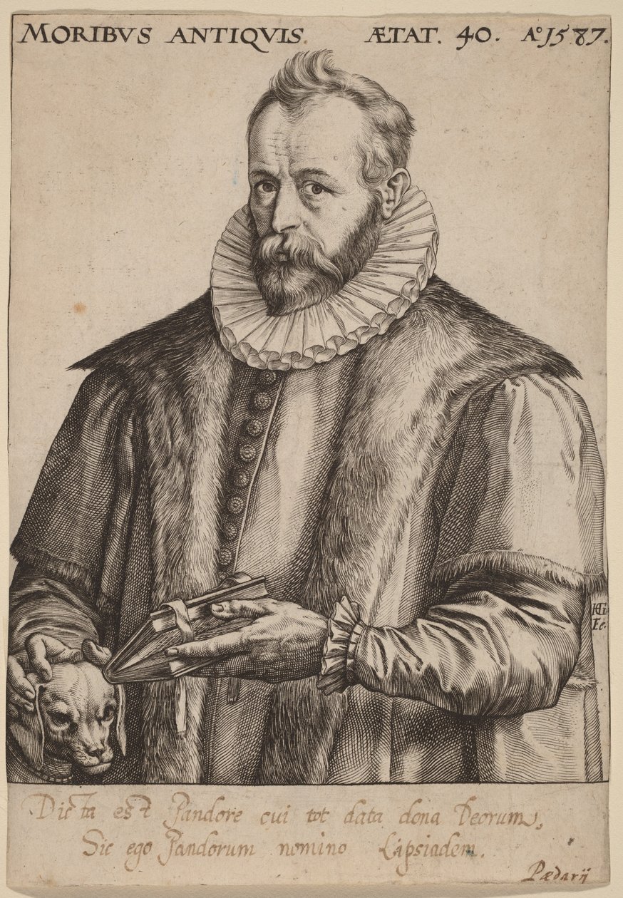 Justus Lipsius od Hendrick Goltzius