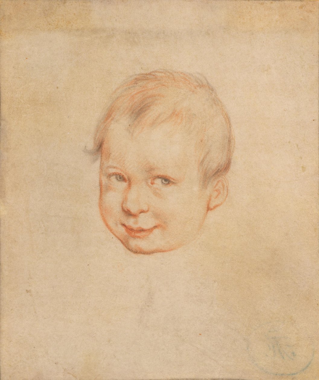 Dětská hlava od Hendrick Goltzius