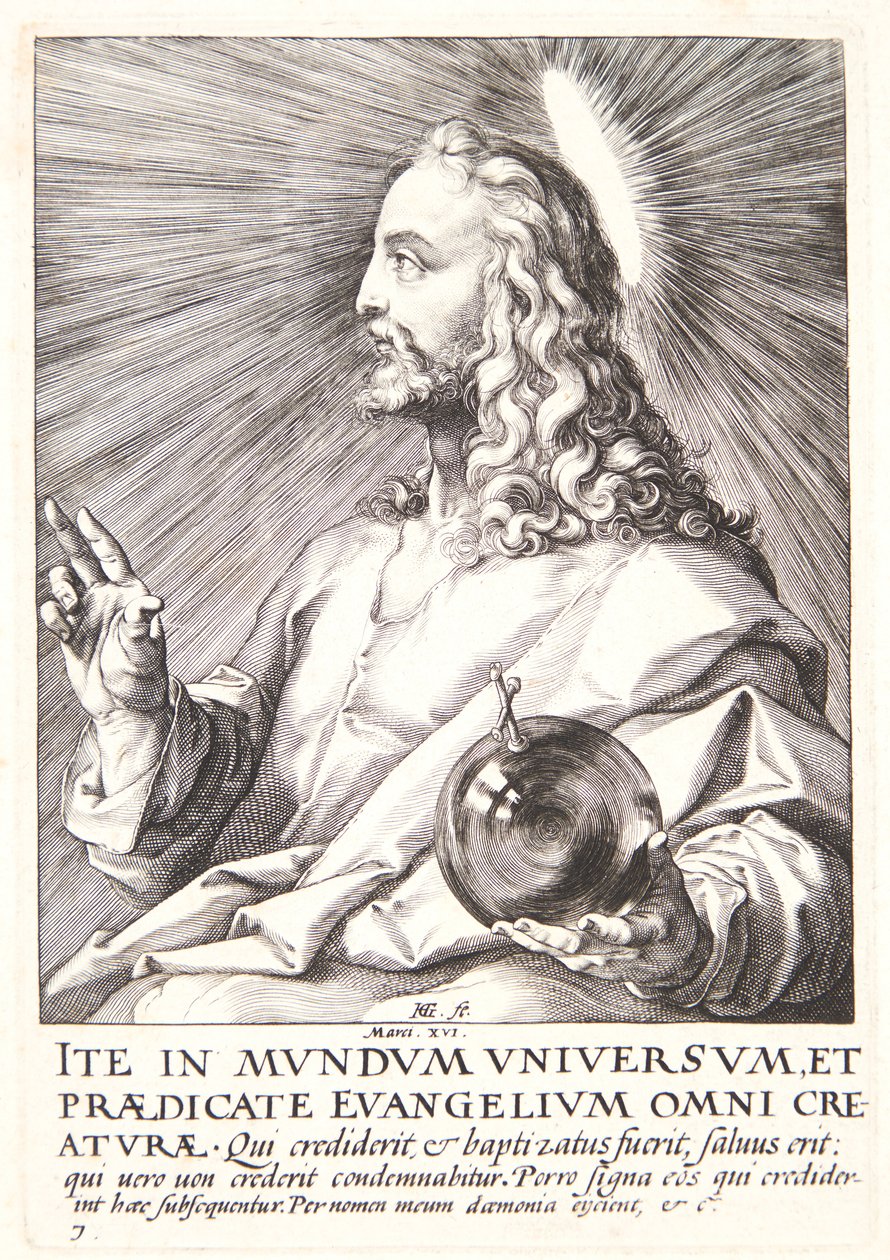 Kristus od Hendrick Goltzius