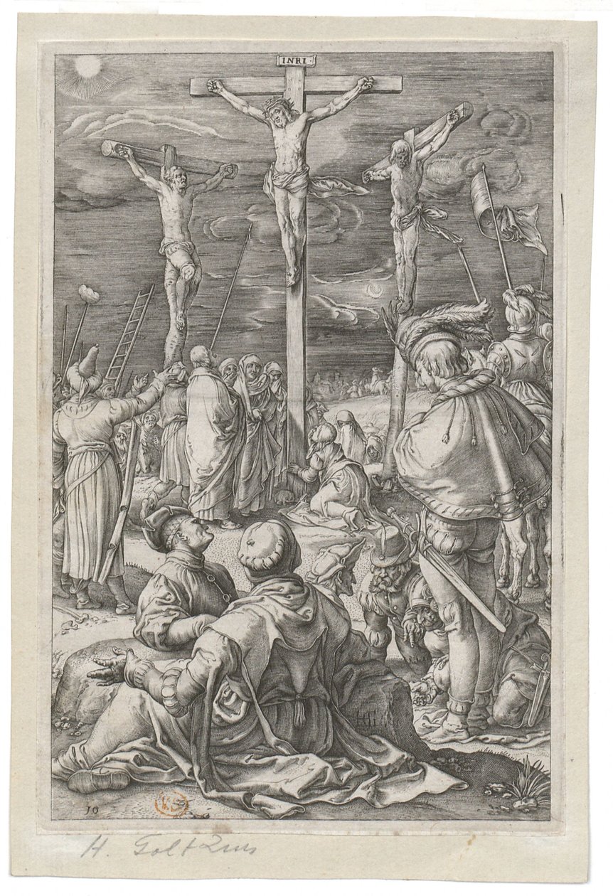 Ukřižování od Hendrick Goltzius