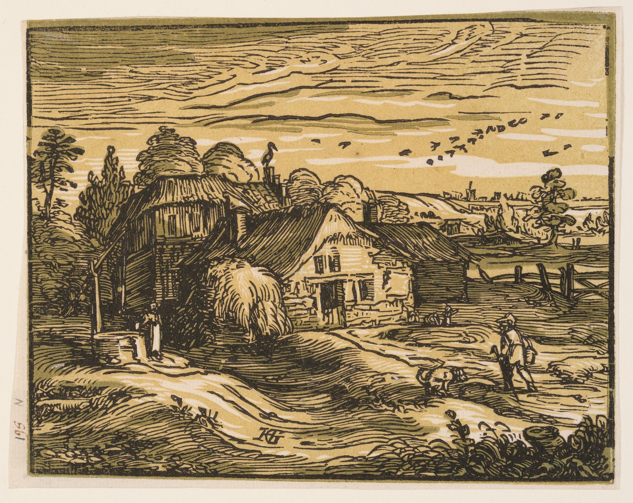 Krajina se statkem od Hendrick Goltzius