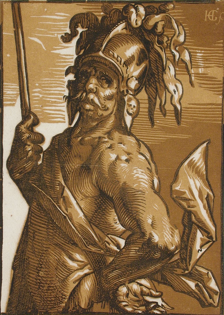Mars (Halbfigur) od Hendrick Goltzius