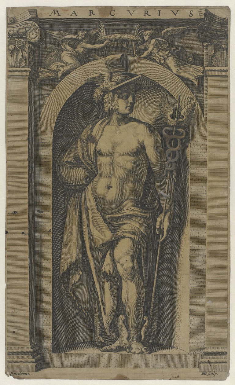 Rtuť Marcus (titul na objektu) od Hendrick Goltzius
