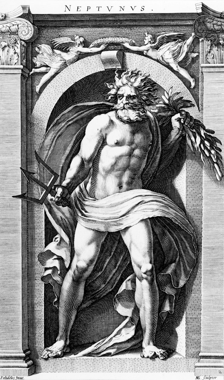 Neptun od Hendrick Goltzius