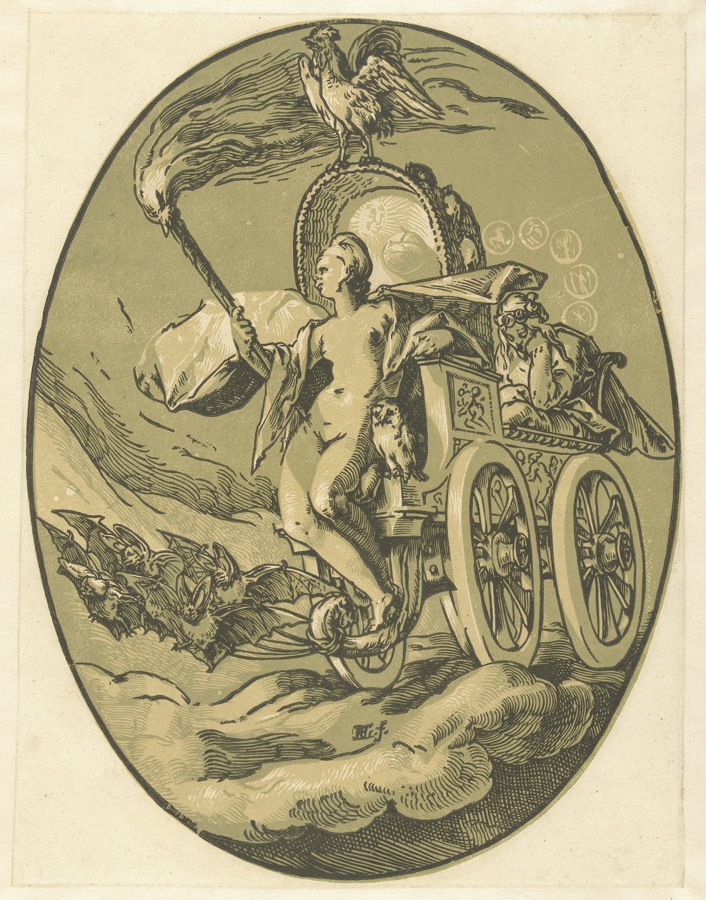 nox Bohové a bohyně (název série) od Hendrick Goltzius