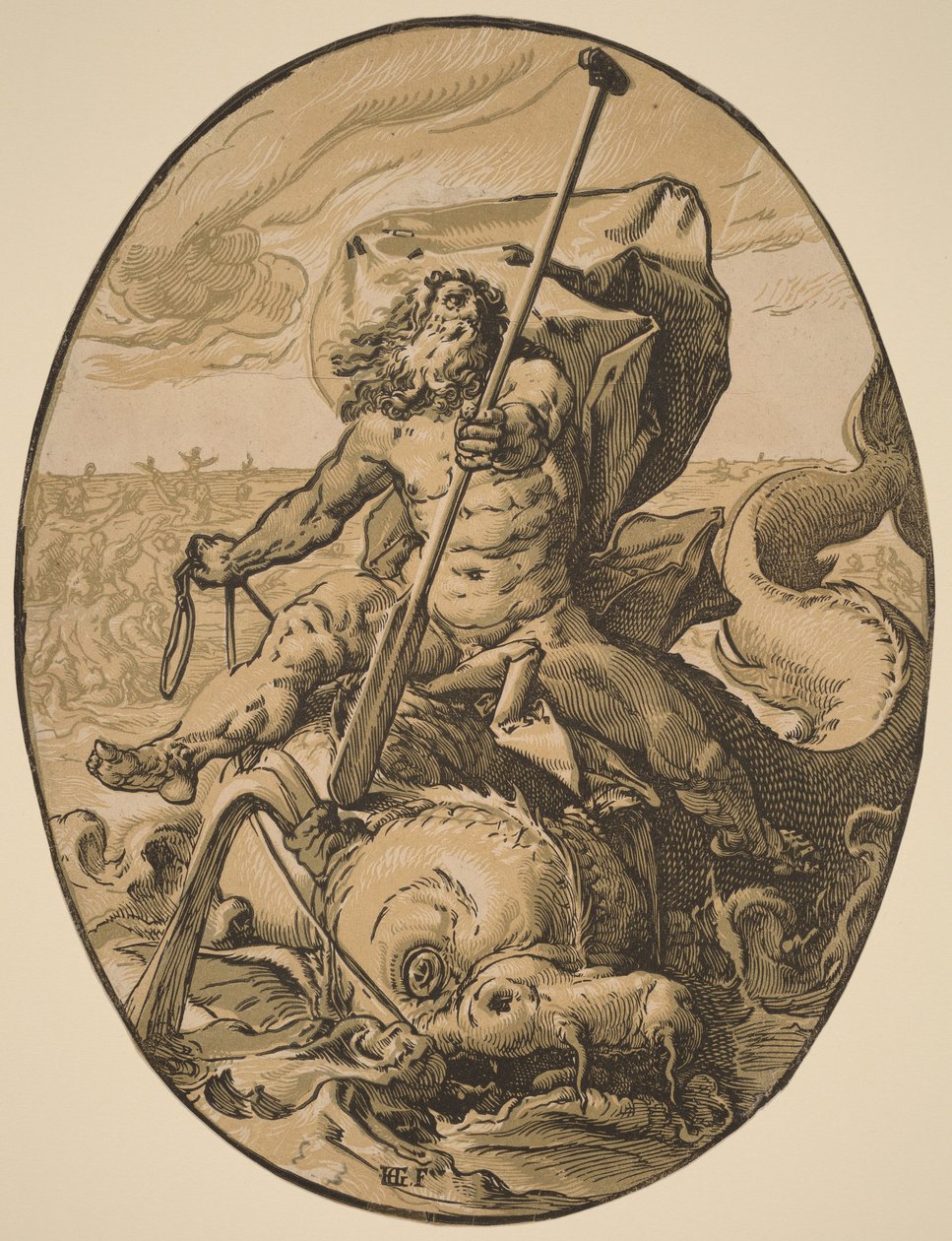 Oceanus od Hendrick Goltzius