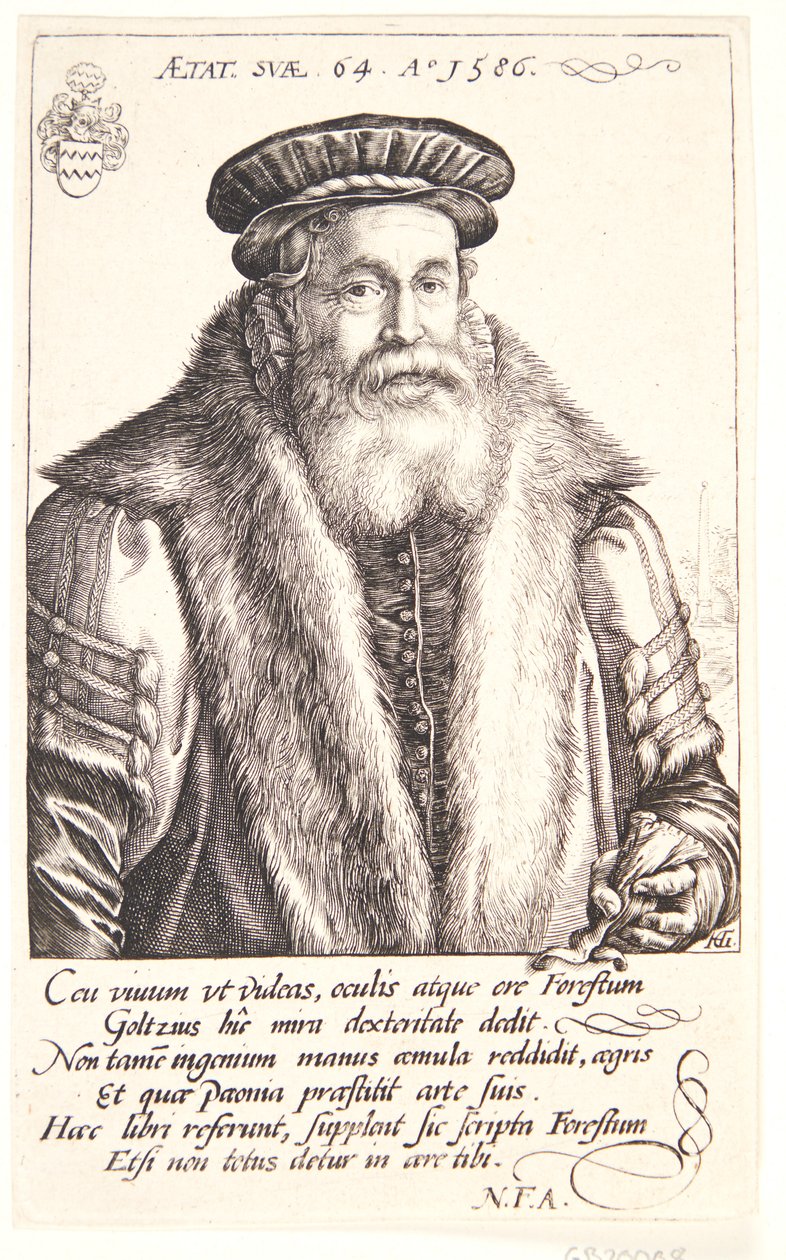 Petrus Forestus od Hendrick Goltzius