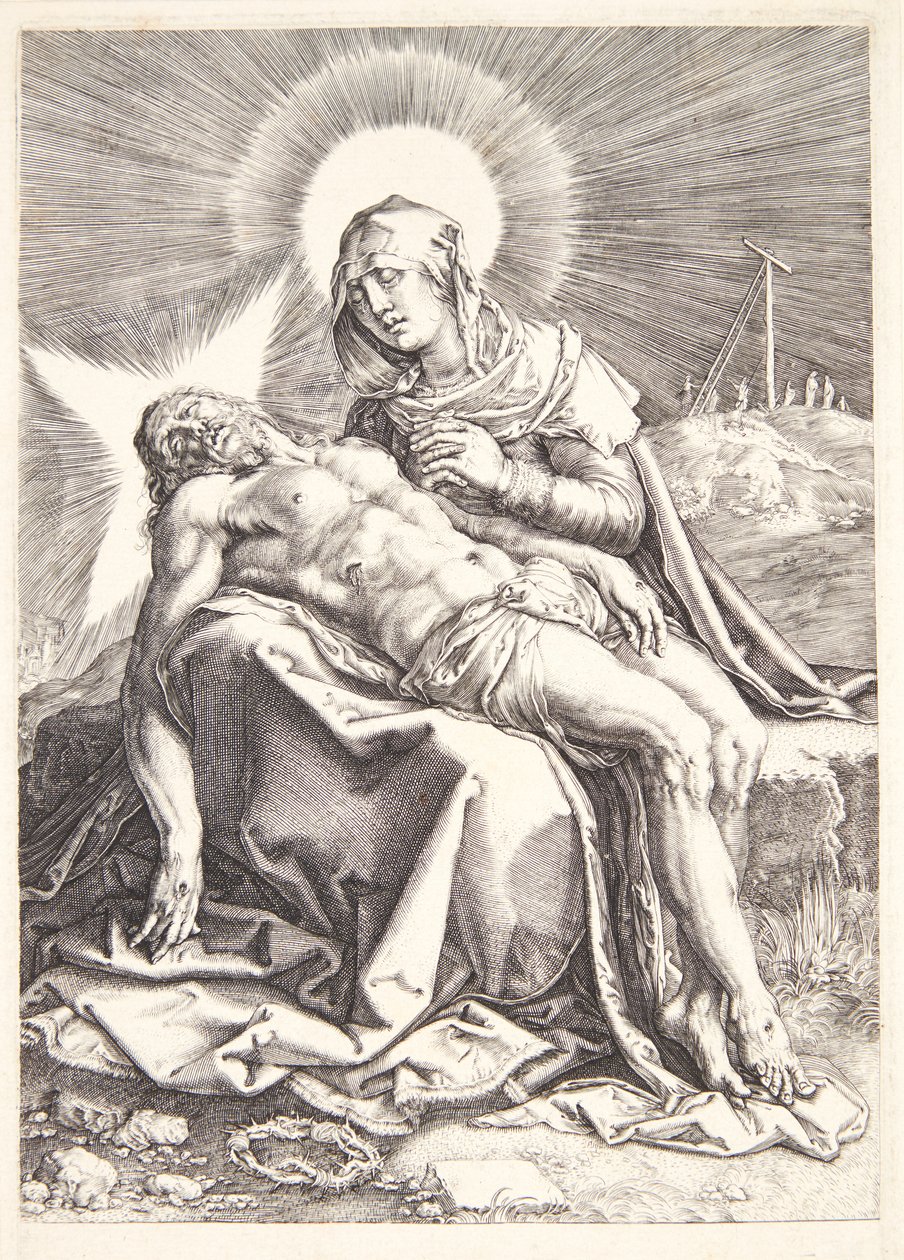 Pieta od Hendrick Goltzius