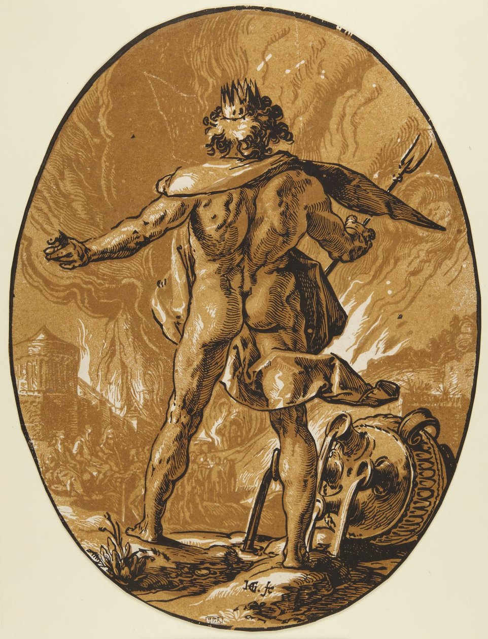 Pluto od Hendrick Goltzius