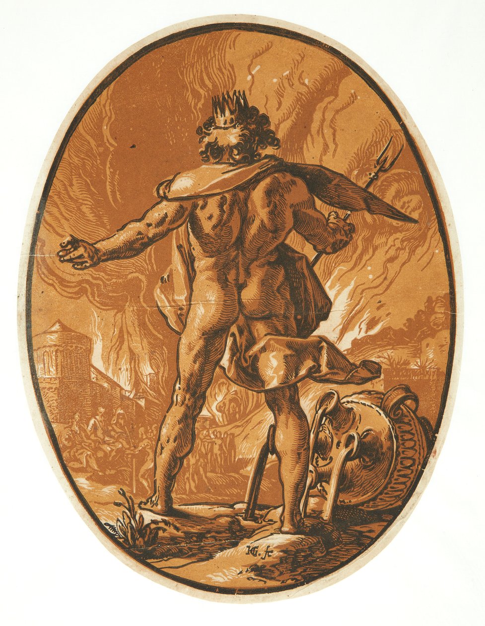 Pluto od Hendrick Goltzius
