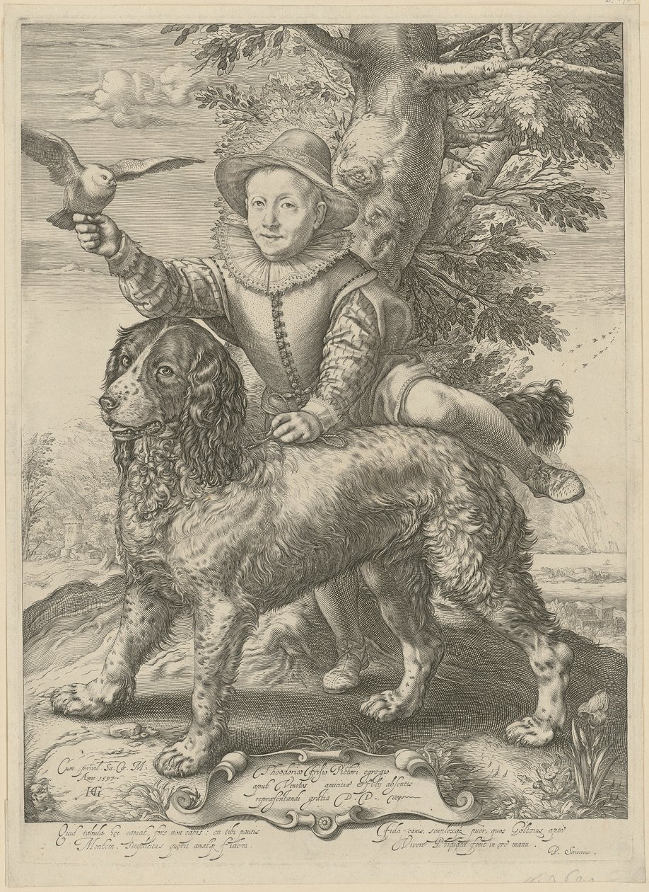 Portrét Frederika de Vriesa od Hendrick Goltzius