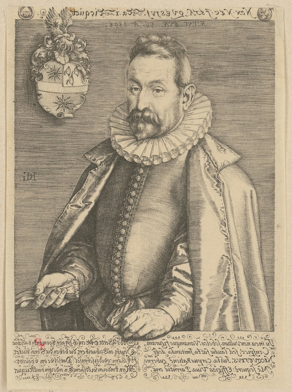 Portrét Jana Nicqueta od Hendrick Goltzius