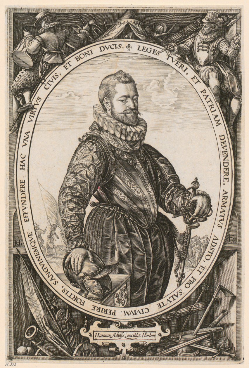 Portrét Jacquesa de la Faillea od Hendrick Goltzius