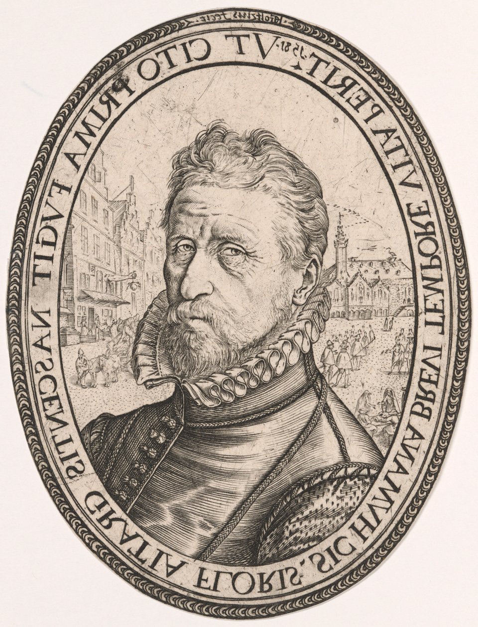 Portrét Alberta Fransze Schattera od Hendrick Goltzius
