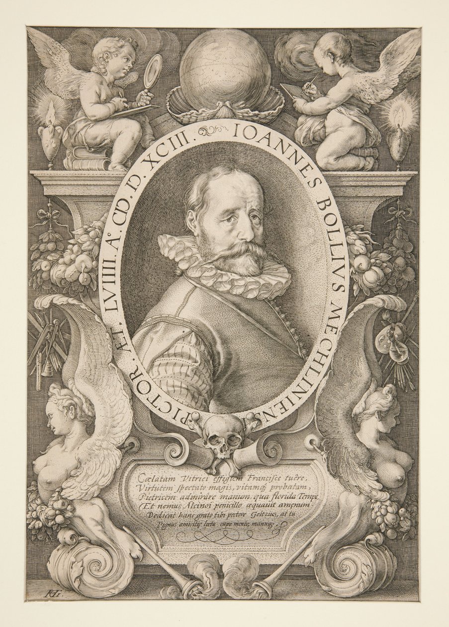 Portrét Hanse Bola od Hendrick Goltzius