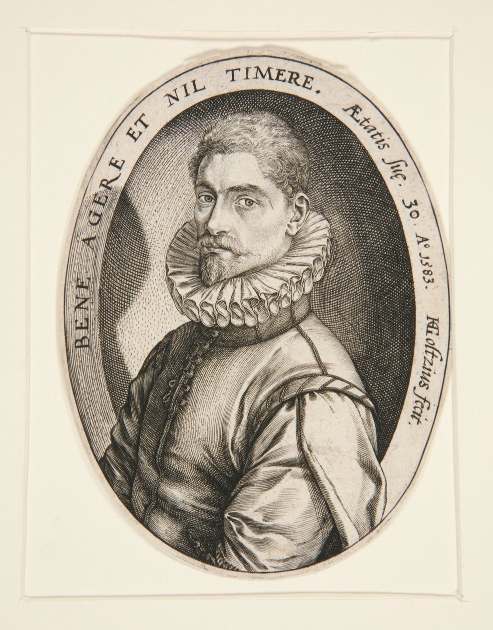 Portrét Hieronyma Scholierse od Hendrick Goltzius
