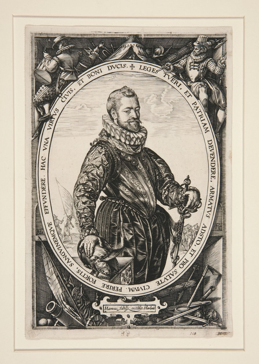 Portrét Jacquese de la Faille od Hendrick Goltzius