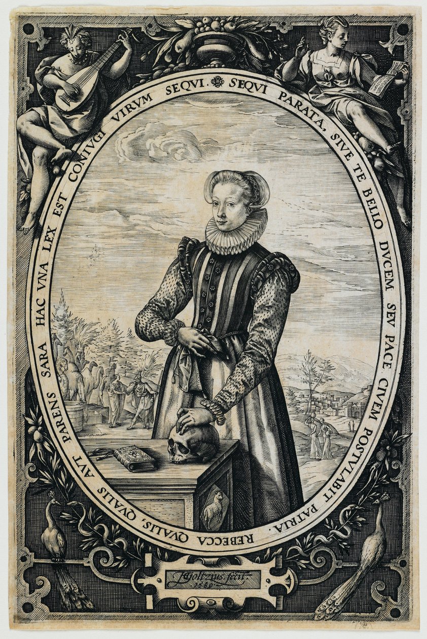 Portrét Josiny Hamelsové od Hendrick Goltzius