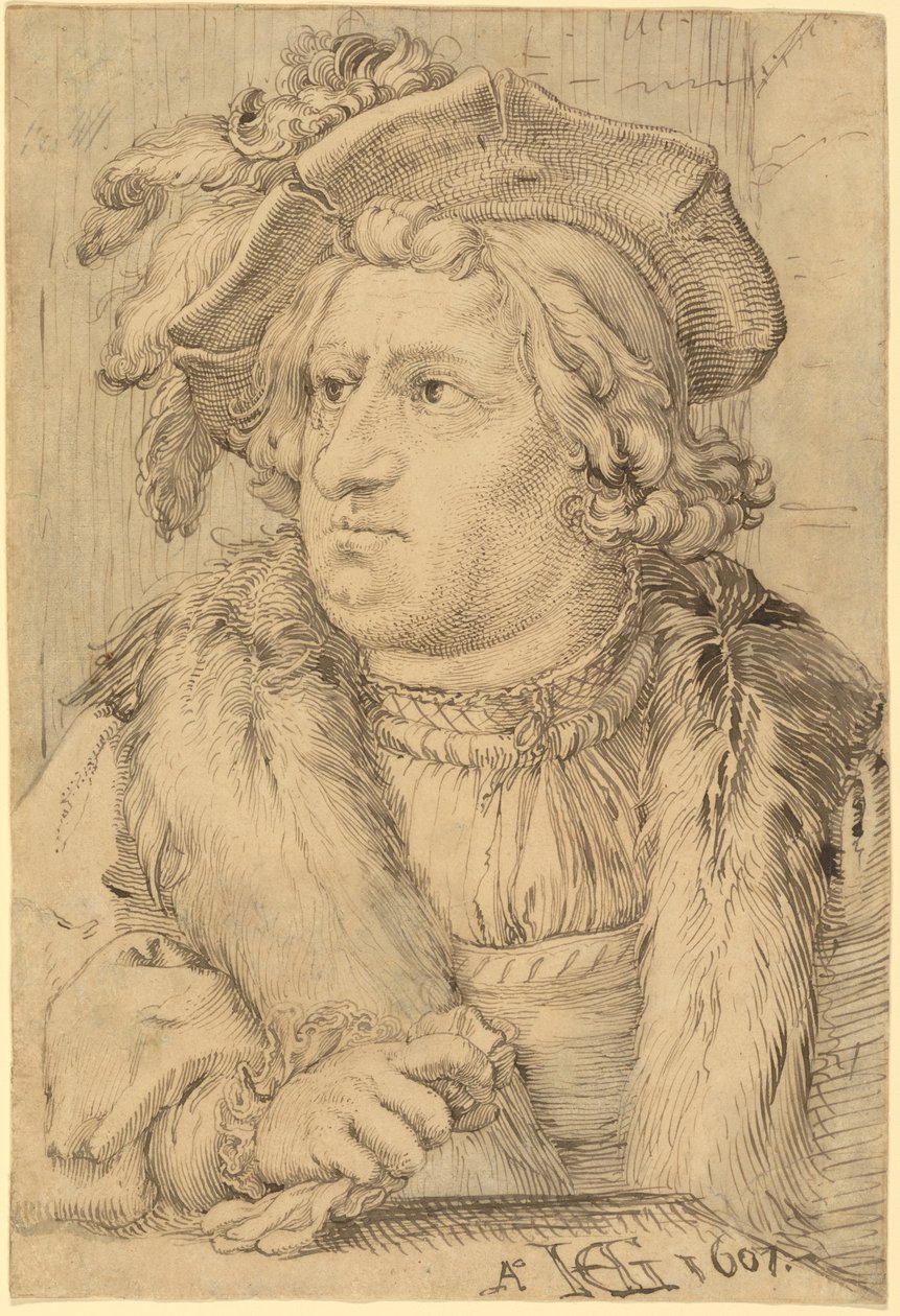 Portrét muže od Hendrick Goltzius