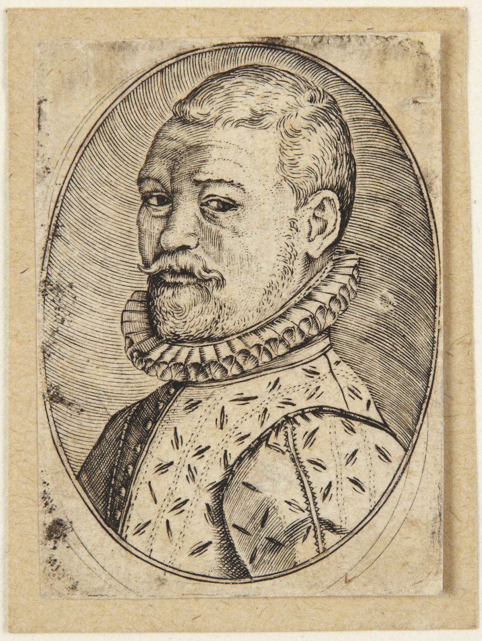 Portrét muže obráceného doleva od Hendrick Goltzius
