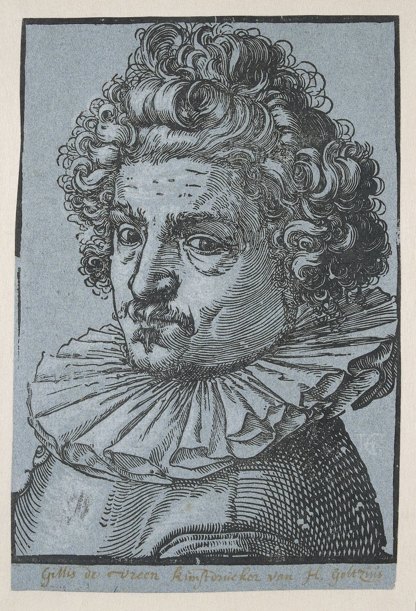 Portrét Gillis van Breen od Hendrick Goltzius