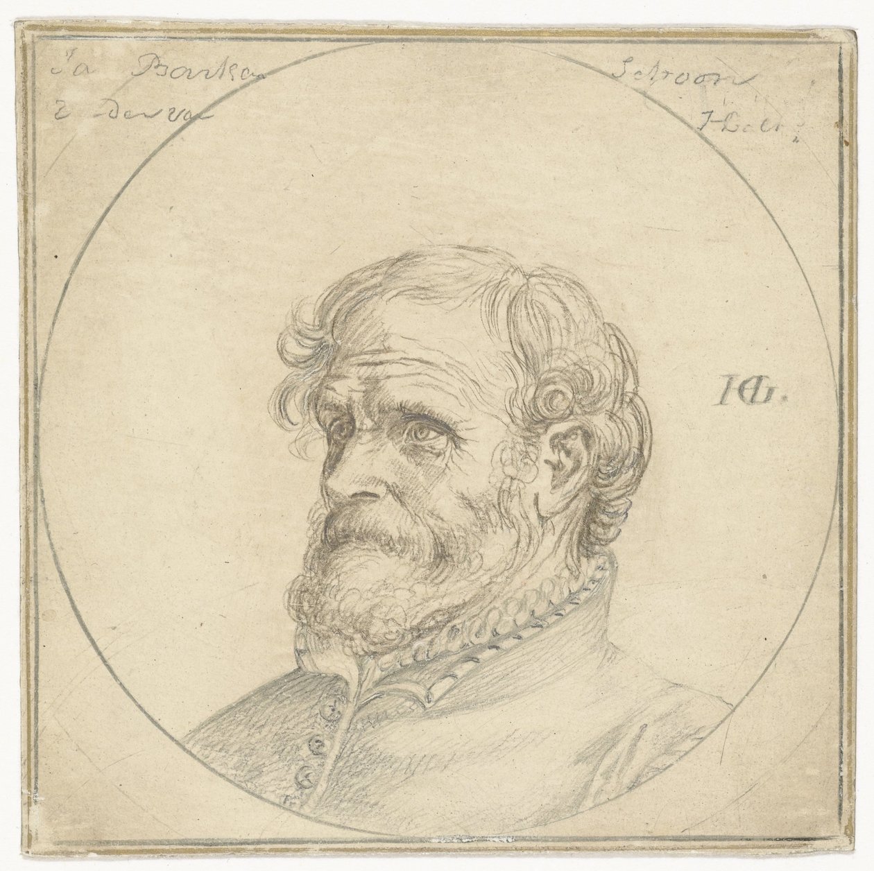 Portrét Jana Baertsena od Hendrick Goltzius