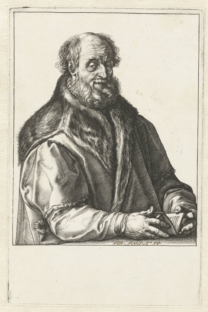 Portrét Jana van Surena od Hendrick Goltzius