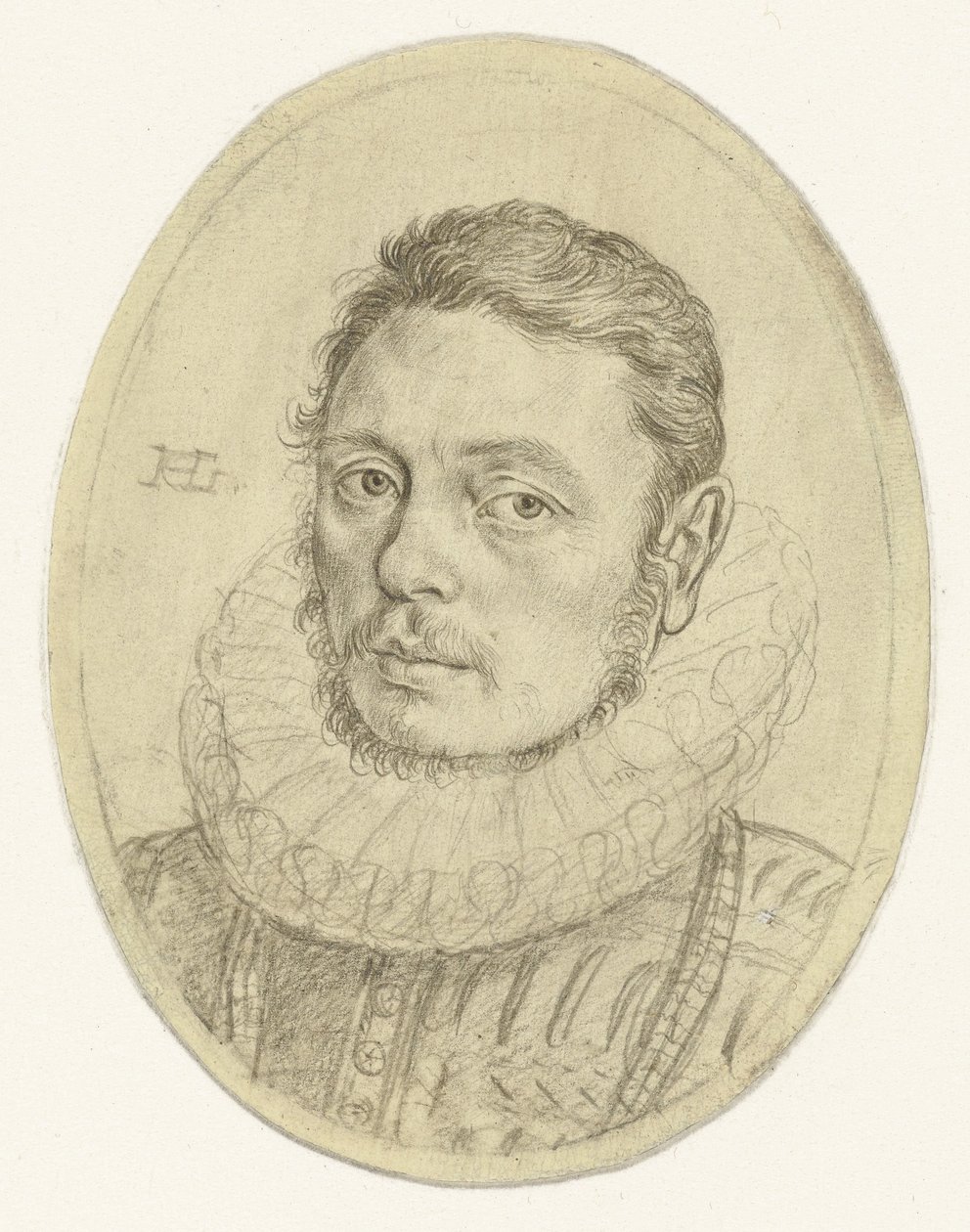 Portrét Pietera Dircksze Hasselaera () od Hendrick Goltzius