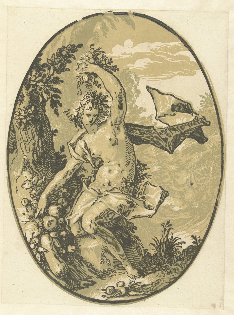 Proserpina Bohové a bohyně (název série) od Hendrick Goltzius