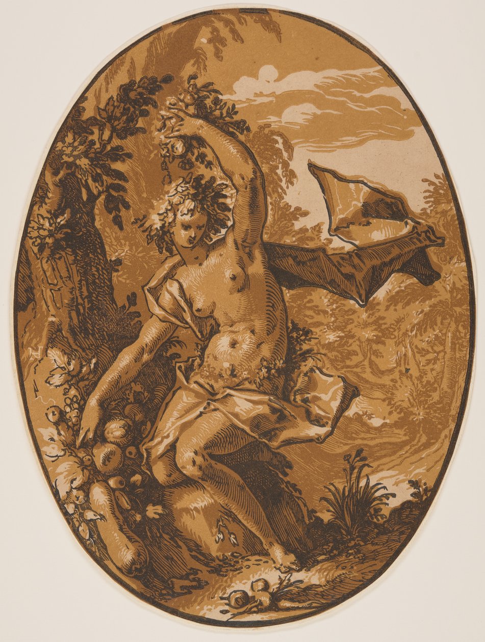 Proserpina, z knihy Božstva od Hendrick Goltzius