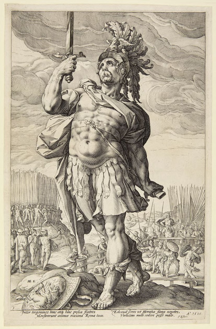 Publius Horatius od Hendrick Goltzius