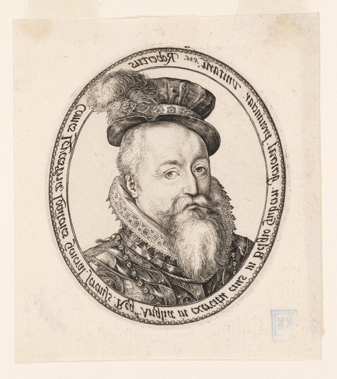 Robert Dudley, hrabě z Leicesteru od Hendrick Goltzius