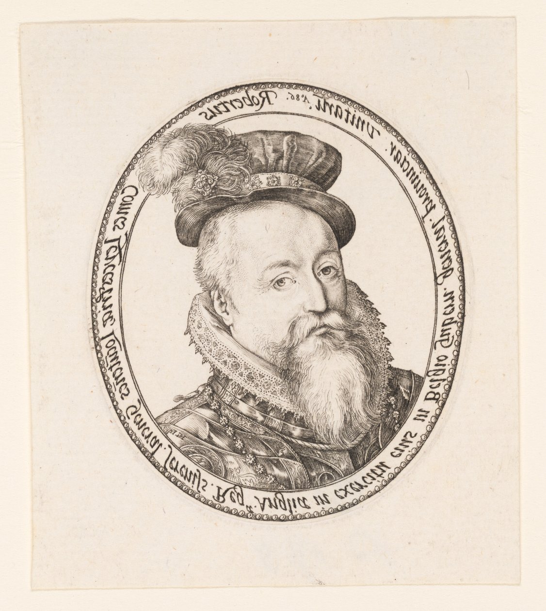Robert Dudley, hrabě z Leicesteru od Hendrick Goltzius