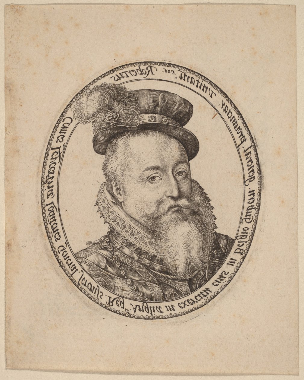 Robert Dudley, hrabě z Leicesteru od Hendrick Goltzius