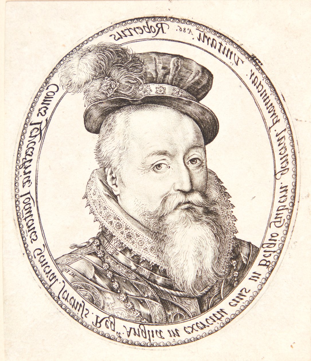 Robert Dudley z Leicesteru od Hendrick Goltzius