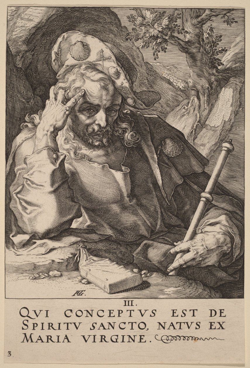 Svatý Jakub Větší od Hendrick Goltzius