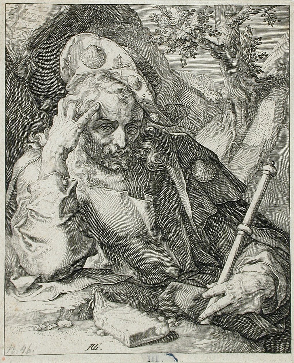 Svatý Jakub Starší od Hendrick Goltzius