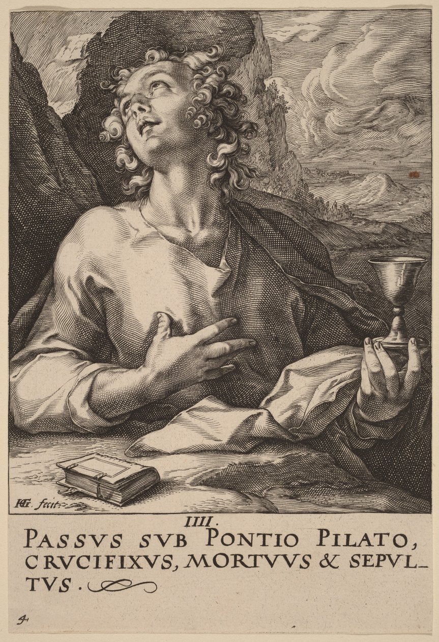 Svatý Jan od Hendrick Goltzius